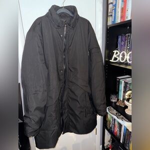 Men's Black Puffer Coat Jacket